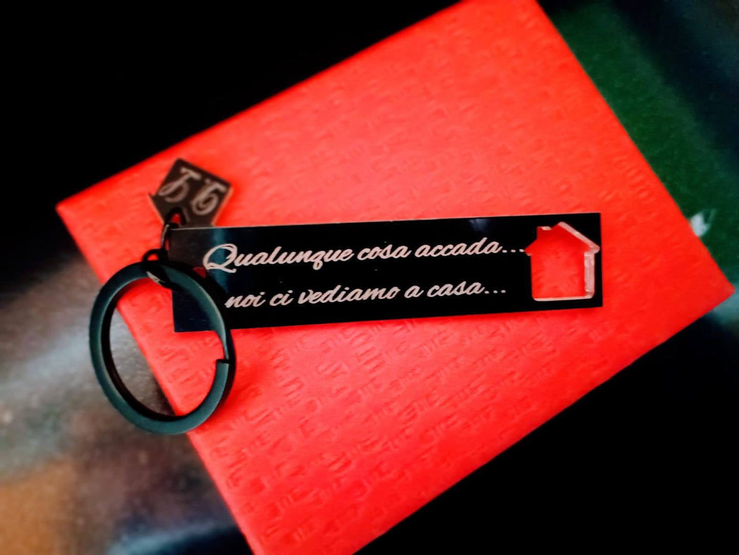 PORTACHIAVI "CI VEDIAMO A CASA"