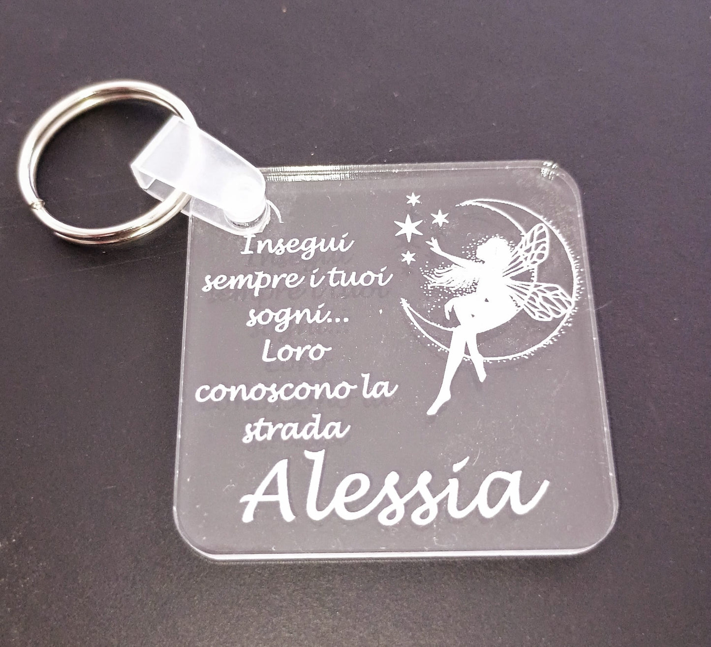 PORTACHIAVI PERSONALIZZATO TEMA FATA