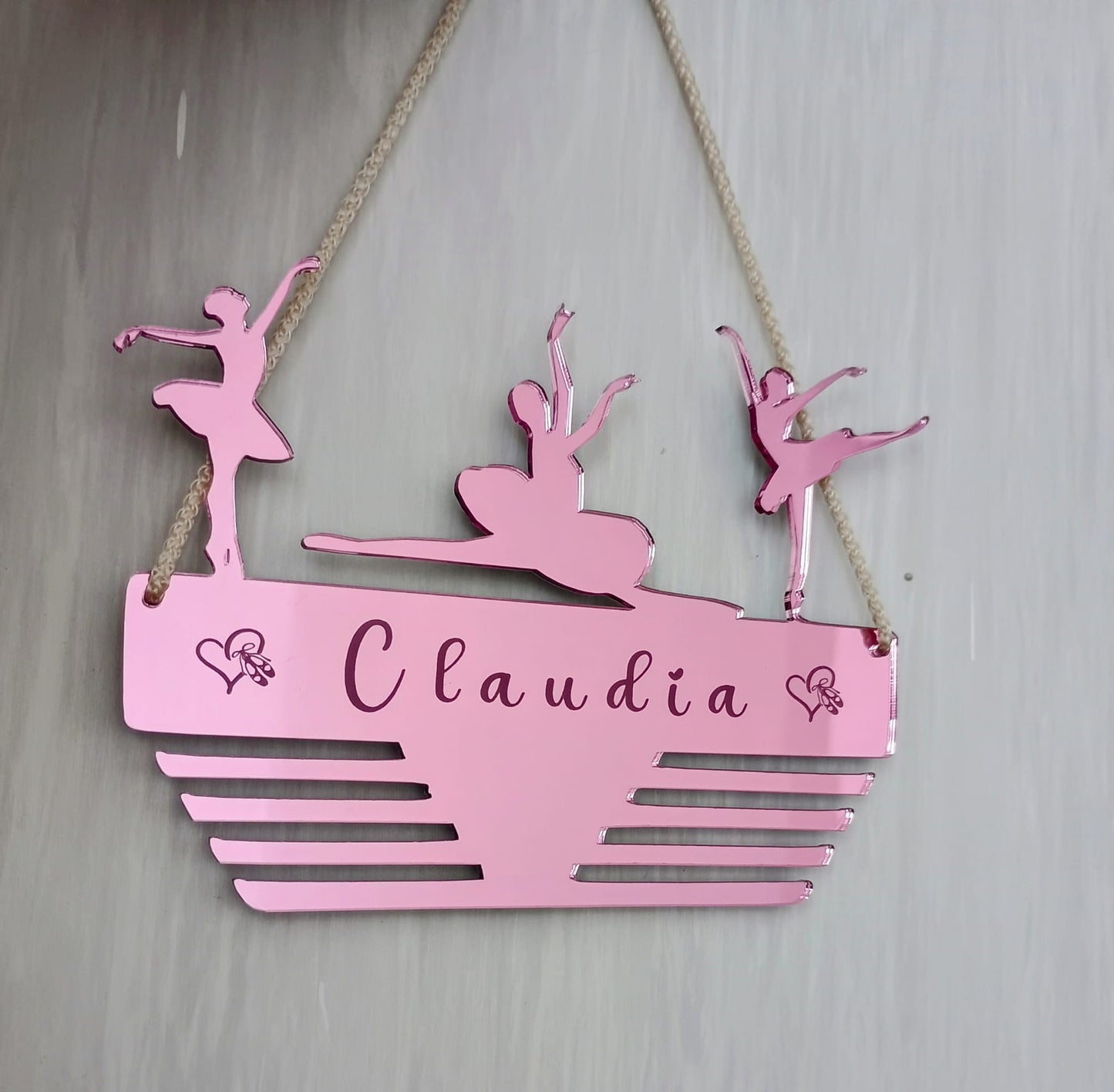 PORTAMEDAGLIE PERSONALIZZATO DANZA