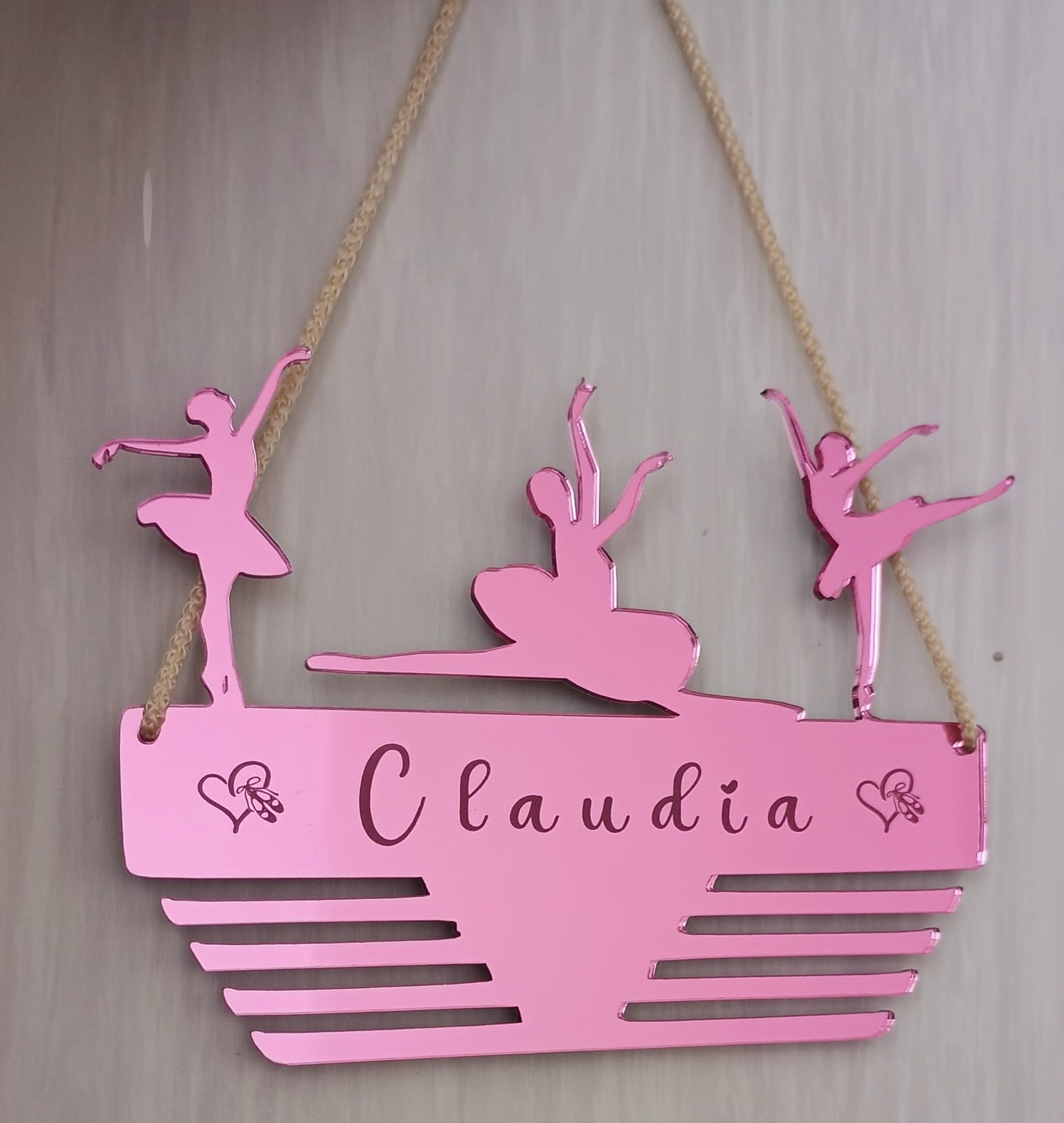PORTAMEDAGLIE PERSONALIZZATO DANZA