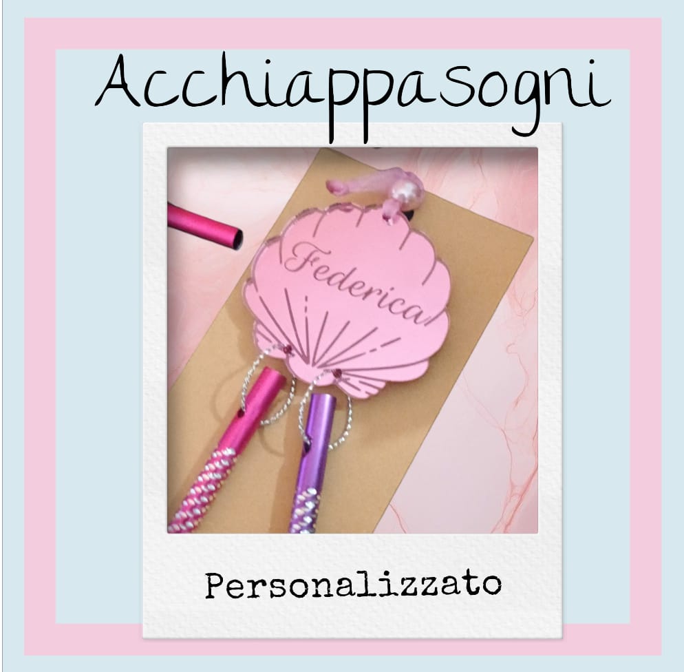 ACCHIAPPASOGNI PERSONALIZZATO CONCHIGLIA