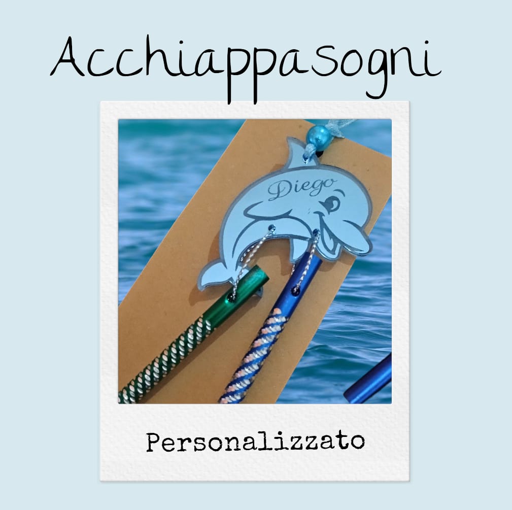 ACCHIAPPASOGNI PERSONALIZZATO DELFINO