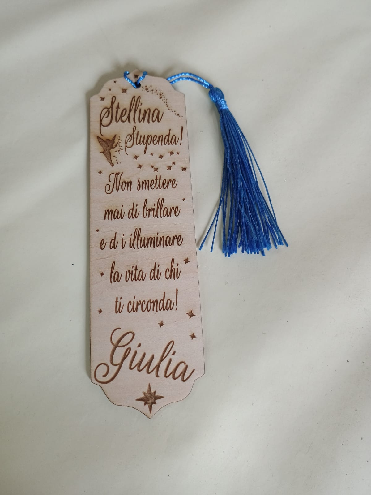 SEGNALIBRO LEGNO PERSONALIZZATO