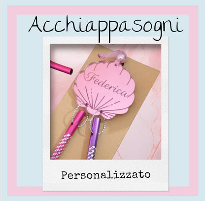 ACCHIAPPASOGNI PERSONALIZZATO CONCHIGLIA