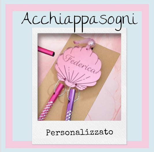 ACCHIAPPASOGNI PERSONALIZZATO CONCHIGLIA