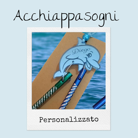 ACCHIAPPASOGNI PERSONALIZZATO DELFINO