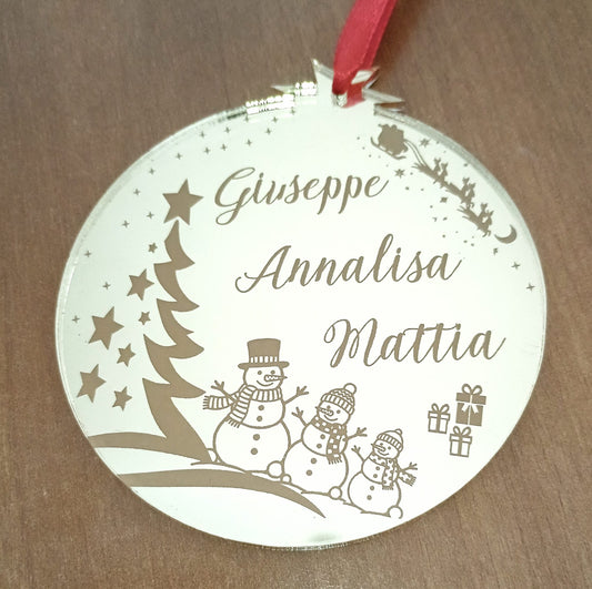 Pallina effetto specchio in plexiglass